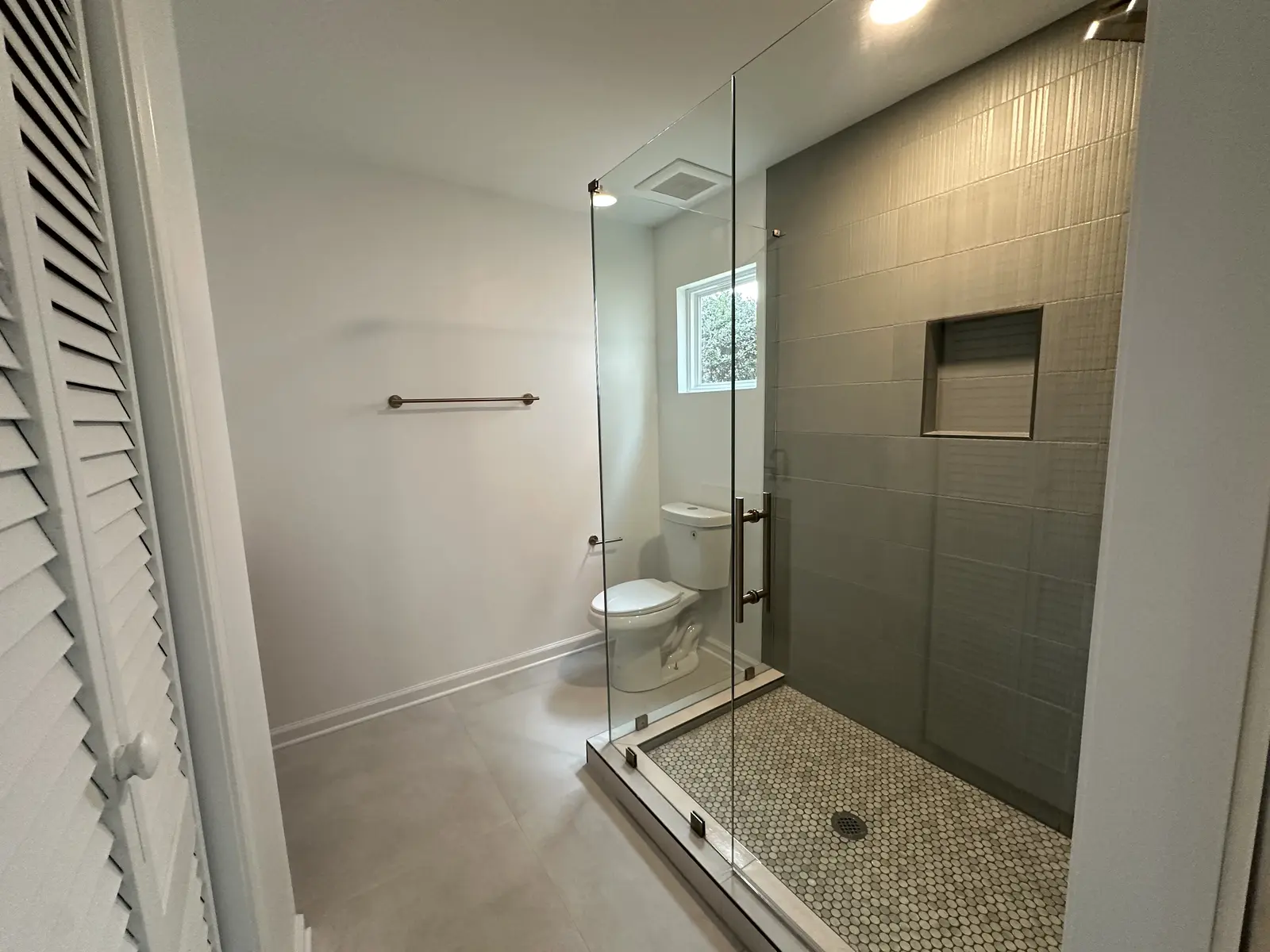 Strathmore Drive basement bathroom after renovation